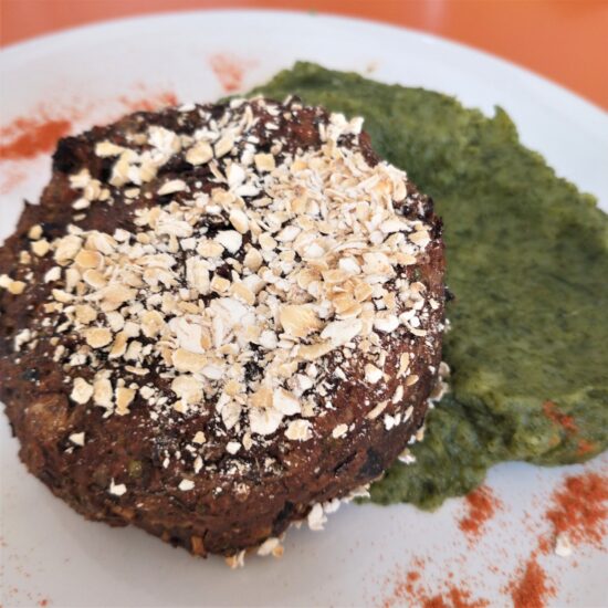 VEGGIE BURGER DE POROTOS NEGROS Simple Food