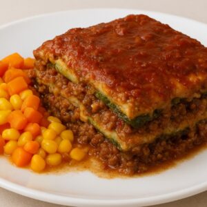 LASAGNA DE CARNE Y ZUCCHINI