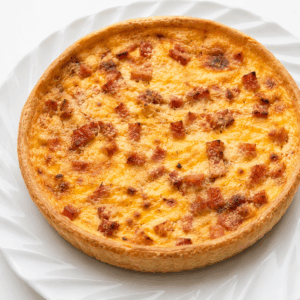 TARTA DE JAMÓN Y QUESO